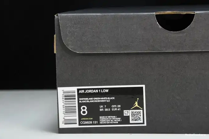MaikeSneakers 1 Low Island Air Jordan CQ9828-131 Green 0511